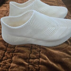 adidas White Slip-On Loafers